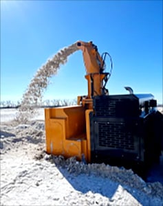 hydratach snowblower attachment