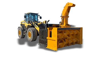 wheel loader with power unit