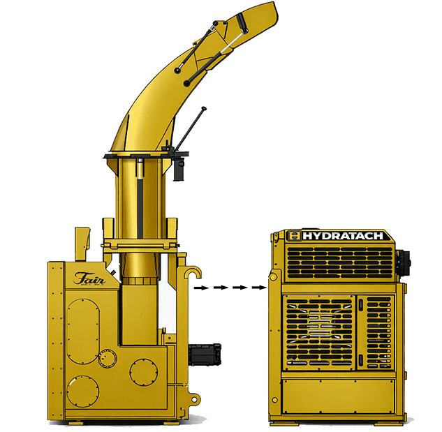 technical drawing of attachment system