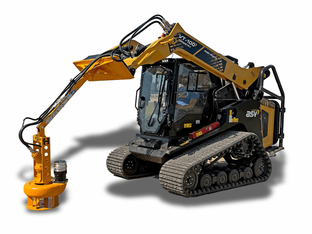 trash pump on skid steer